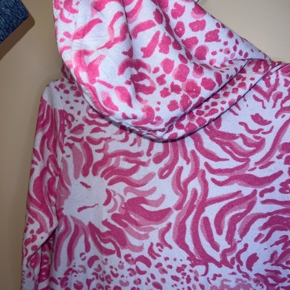 Lilly Pulitzer Pink and White Floral Swim Coverup - Picture 12 of 14